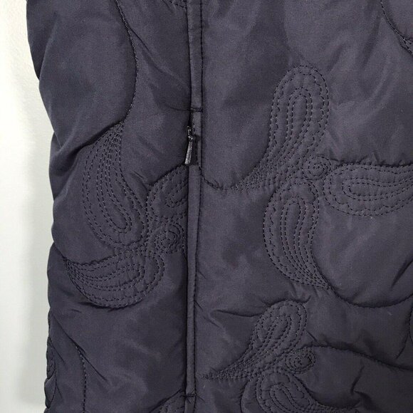 Pendleton Womens Quilted Vest Large Black Polyester Made In China - Picture 9 of 9